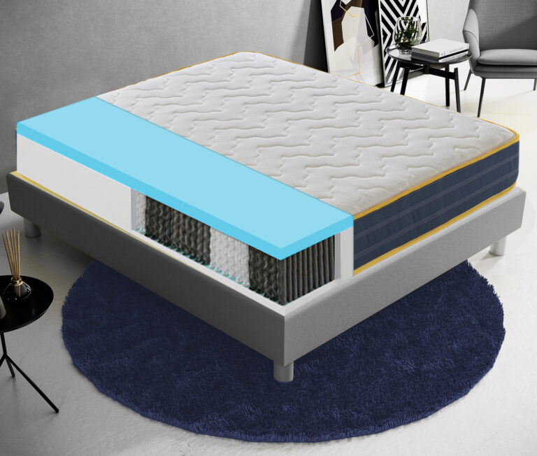 ZINUS Materasso Singolo 90x190 Cm A Molle Insacchettate E Memory Foam - Ibrido Ortopedico 15,2 Cm Altezza