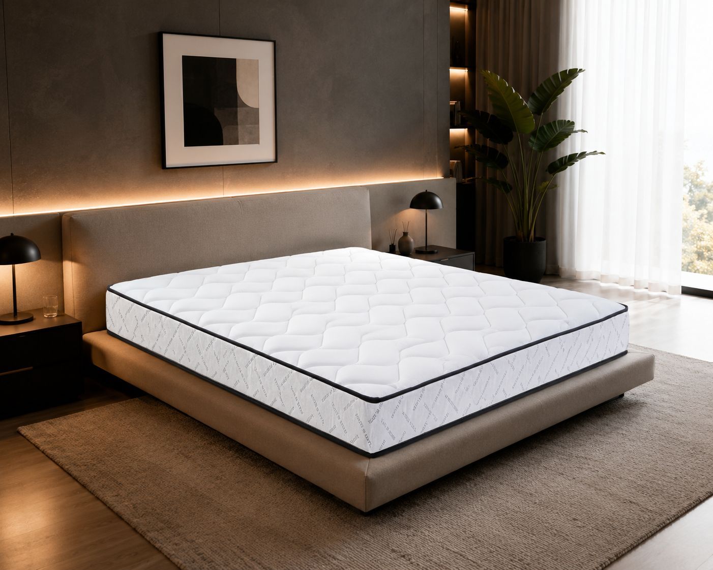 Materasso MEMORY SFODERABILE Doppio comfort H2/H3 – 7 Zone di supporto – Schiuma HR Alta densità, Supporto Indeformabile – Rivestimento Removibile e Lavabile – Made in Itaky – Sistema Alleviamento Punti di Pressione – Alto 11 cm – Disponibile in diverse Dimensioni