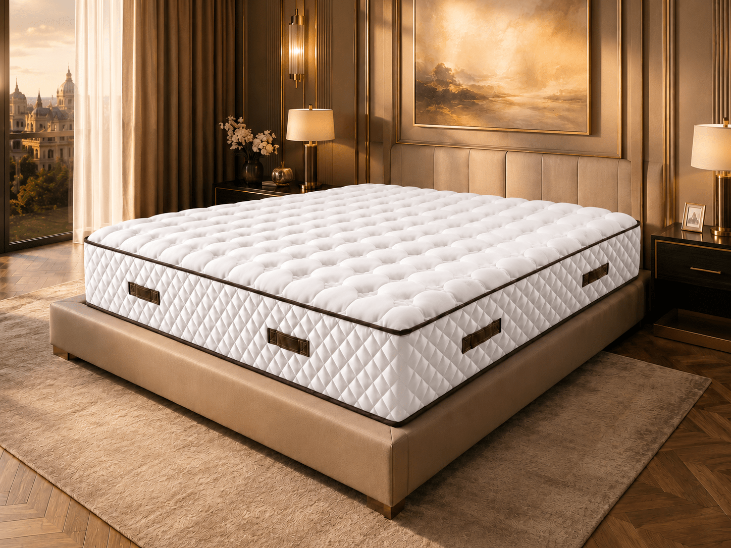 Materasso in Memory Ortopedico Extra Rigido – Alto 30 cm REALI – Schiuma HR Ad Alta Densità – Ortopedico 100% Made in Italy – Fodera in poliCotton Anallergico